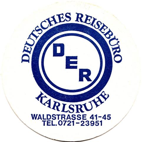 karlsruhe ka-bw der 1a (rund220deutsches reisebro-blau) 